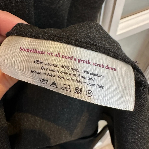 M.M.LaFleur The Lydia Dress Textured Ponte Cinder Grey Knee Length Size 16 NWT - Picture 8 of 10